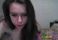 Russian girl Emandems sucks dick and gets cum in her mouth