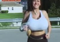 Huge Bouncing Breasts 36JJ Cup