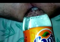 2l bottle fanta in my ass