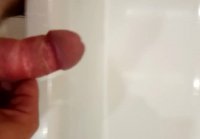 Cum en el baño