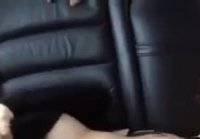 Friend cums on wife in car