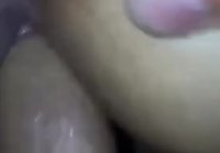 Finger in the   ass dick in mouth and pussy