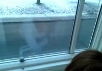 Mature friend fucks in doggy style on the windowsill