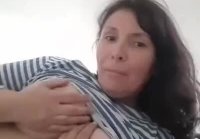 mature showed her big tits on webcam