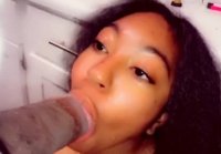 Small Ebony Gets Throat Fucked by BBC for Slow Dinner