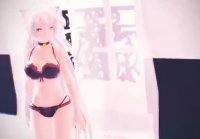 MMD Black Hanekawa No Gokuraku Jodo +18