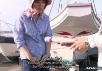 Japanese fisherman wife seduced by brazen pick up