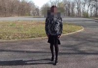 Outdoor Crossdresser Yane Plays with Sex Toy