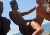 Blonde fucked up with interracial sex