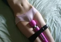 Bound orgasm with post orgasm torture loud moaning and whimp