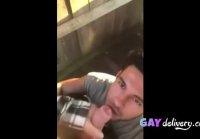 Cute Latin Hunk Sucks Big Cock and Eats Cum