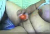 Bbw vagina swallows apple