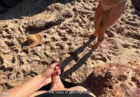 Sexo con ucraniano en la playa