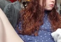 Moisture masturbation of young teen pussy