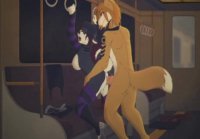 Perro Y  Zorro peludo Yiff  (animación corta)