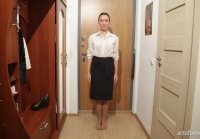 Secretary undresses humiliatingly