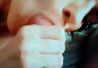 Italian MILF Gives a Slow, Sensual Blowjob for a Mouthful of