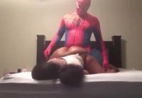 Spiderman-fucked a black woman