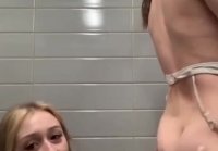 Girls are naughty in the shower