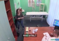 Doctor examined a playful patient