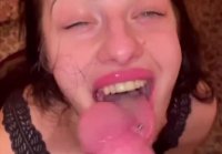 First in the mouth and then in the ass