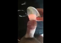 Womanizer male moaning intense orgasm