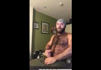 Hairy Lumberjack Shows Off his Cock ( No Cum )