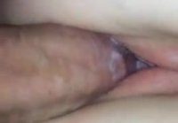 Cumshot in pussy sleeping