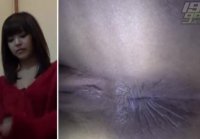 Camera in the toilet caught a young asian woman with a juicy pussy