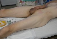 Hair removal for men turned into masturbation