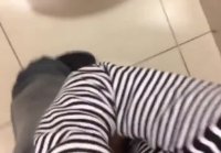 Public Restroom Blowjob with a Crossdresser