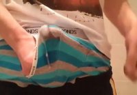 Underwear twink cum