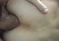 Slender blonde spread on anal in the back seat