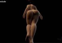 Sexy walk Mae 3D animated nude porn